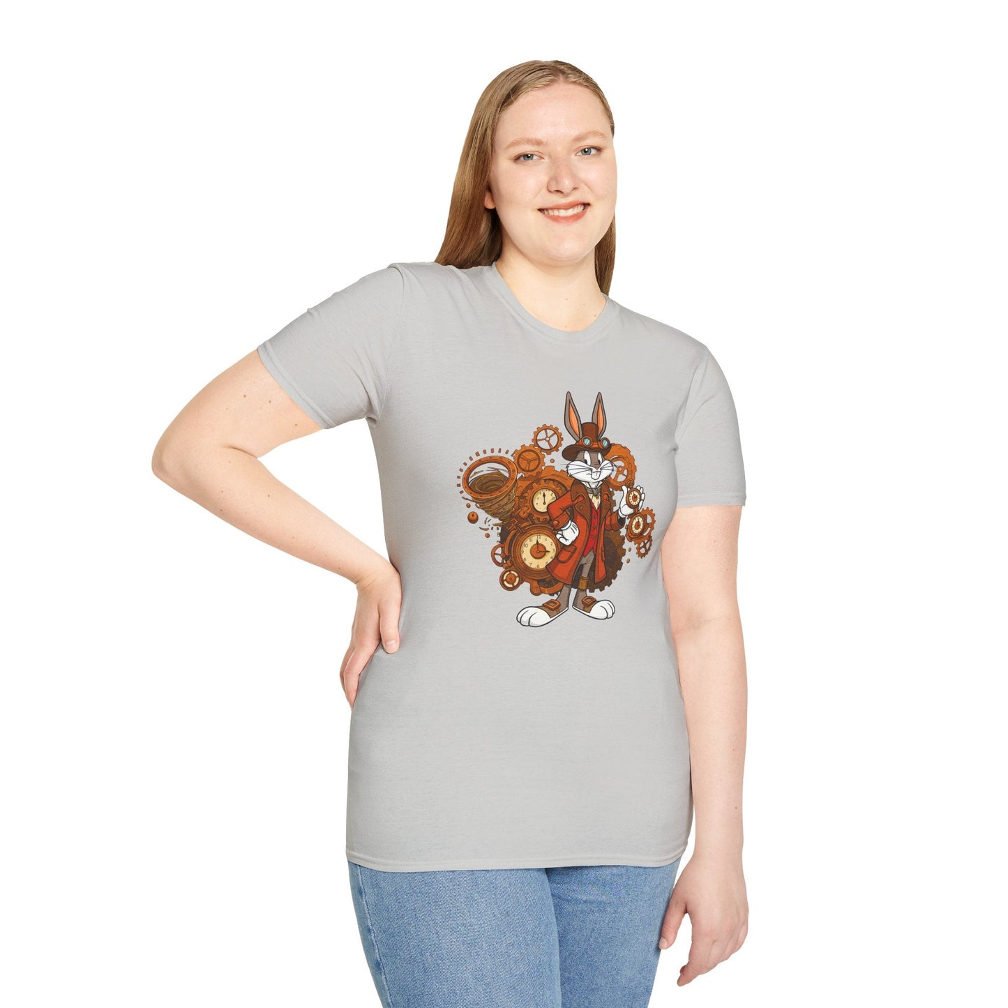 Bugs Bunny T Shirt Cartoon Tee Unisex Softstyle 100 Percent Cotton Gildan 64000 Tee