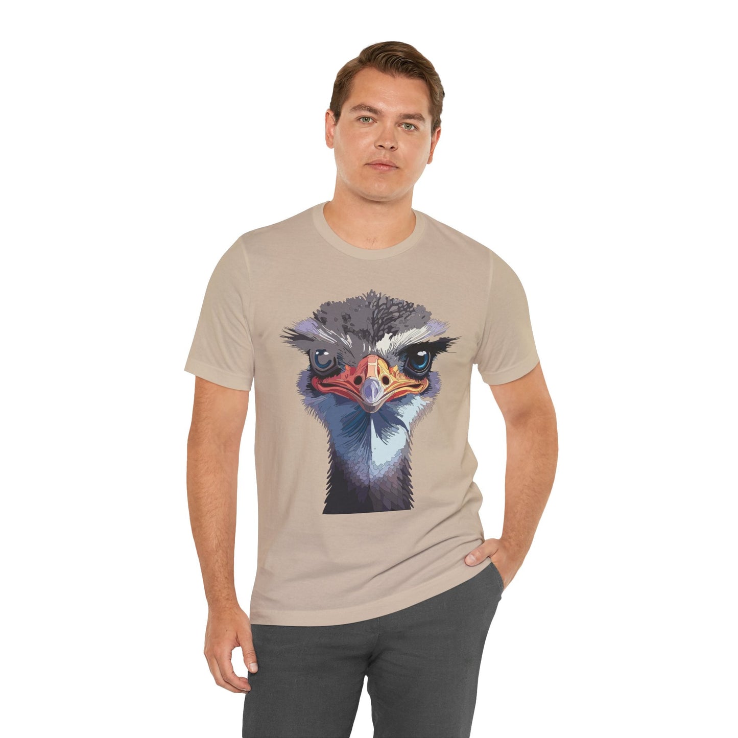 Unisex Animal Tee Shirt With Art Design Wild Animals Shirt Gildan Softstyle 64000