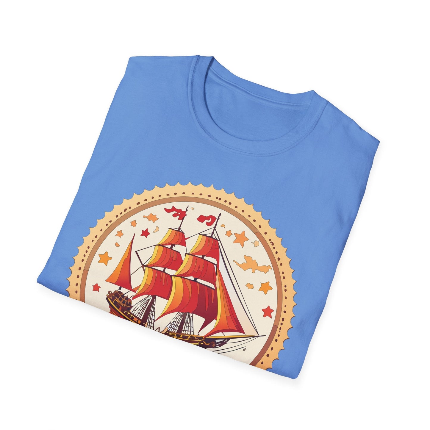 Ship T Shirts Frigate Vessel Tee Shirt Unisex Short Sleeve Gildan Softstyle 100 Percent Cotton