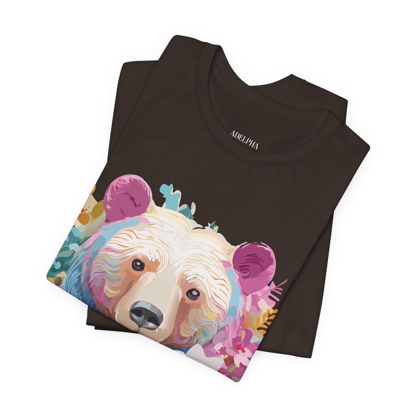 Bear Graphic Tee Unisex Vintage Inspired Artwork Adelpha Premium Collection