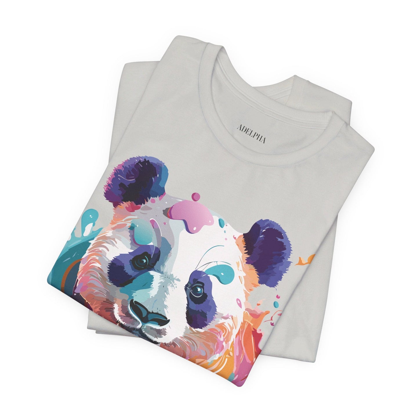 Panda Graphic Tee Unisex Vintage Inspired Art Design By Adelpha Premium Jersey Short Sleeve