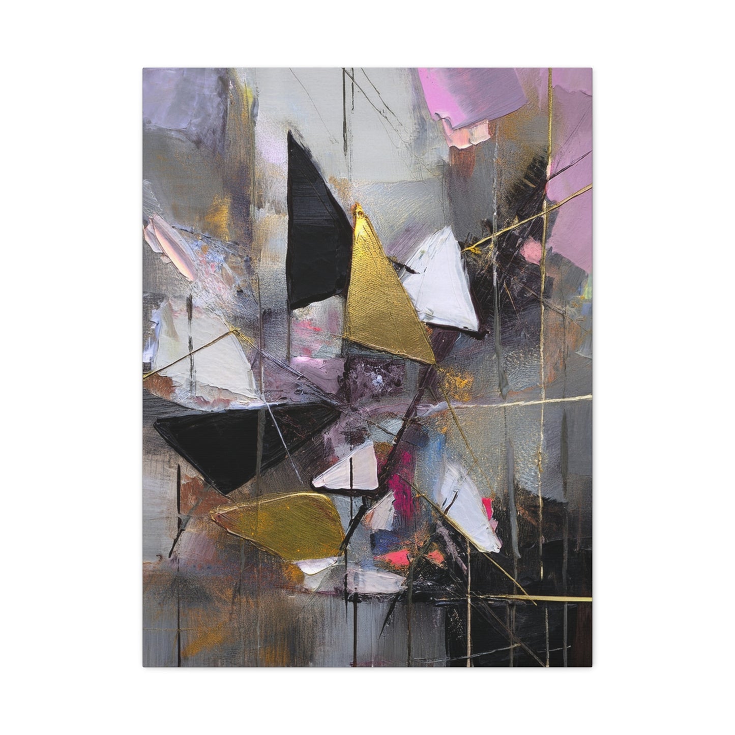 Abstract Oil Painting Print Canvas 20x24,20x30,24x30 24x32,24x36,30x40 32x48,36x48,40x60 Pine-Wood Inner Frame ABS-217