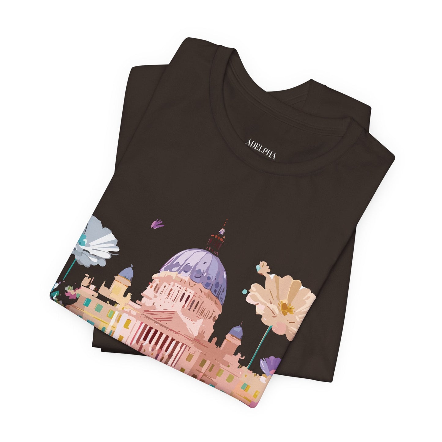 Madrid Tourist Shirt Graphic Tee Unisex Vintage Inspired Art Design Adelpha Brand