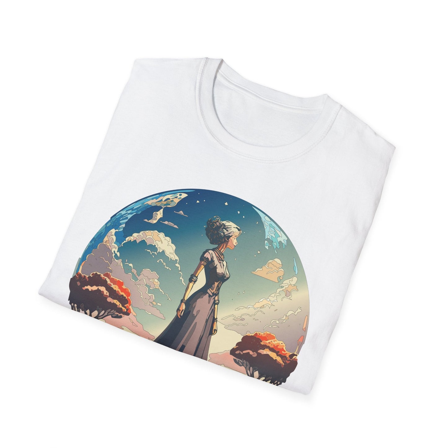 Womens Graphic T Shirt Art Design Tee Gildan Softstyle 64000 Unisex Cotton Short Sleeve