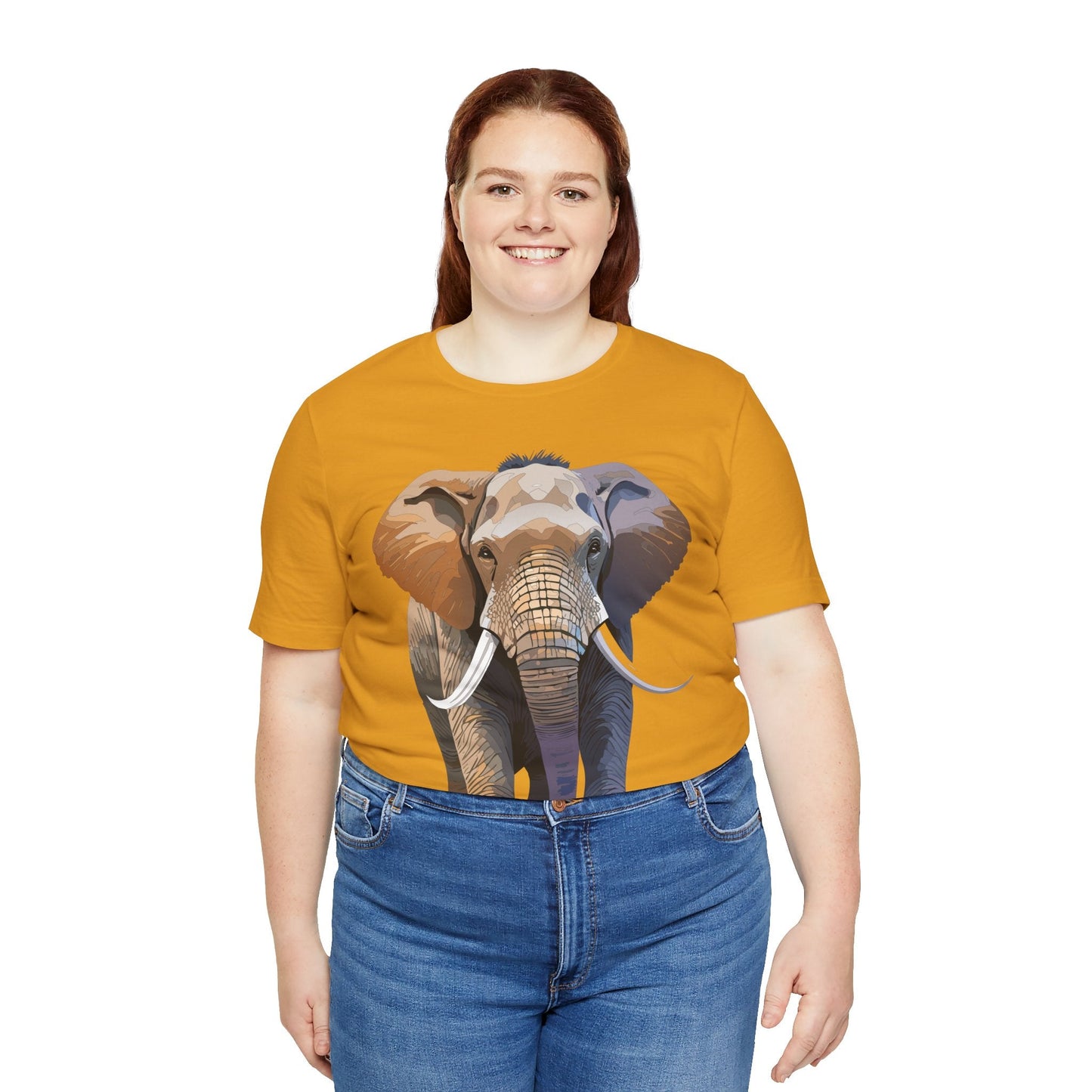 Unisex Animal Art Design Tee Shirt With Wildlife Animals Short Sleeve Everyday Comfort