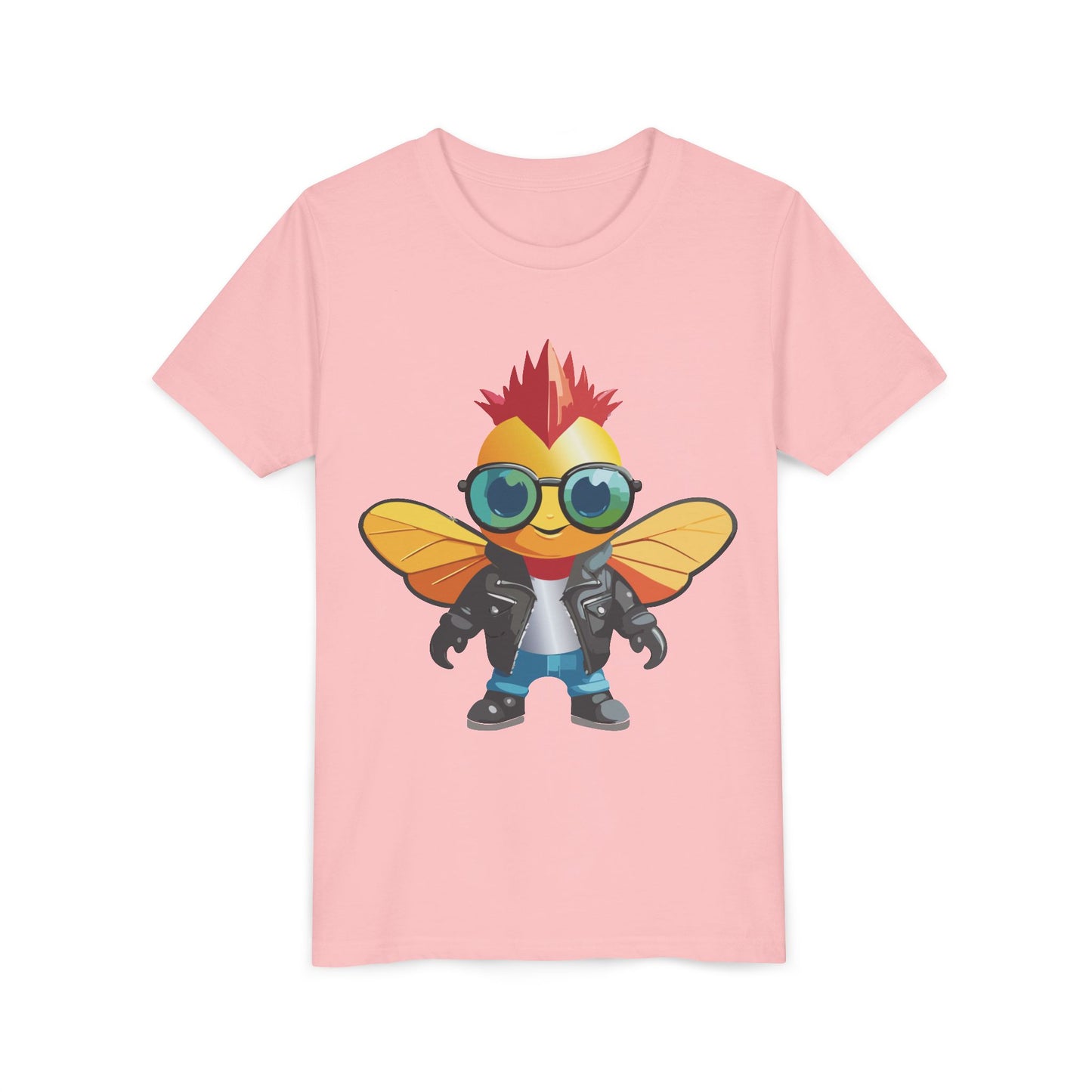 Cool Cartoon Fly Youth Short Sleeve Tee - Fun Graphic T-Shirt for Kids (9-14)