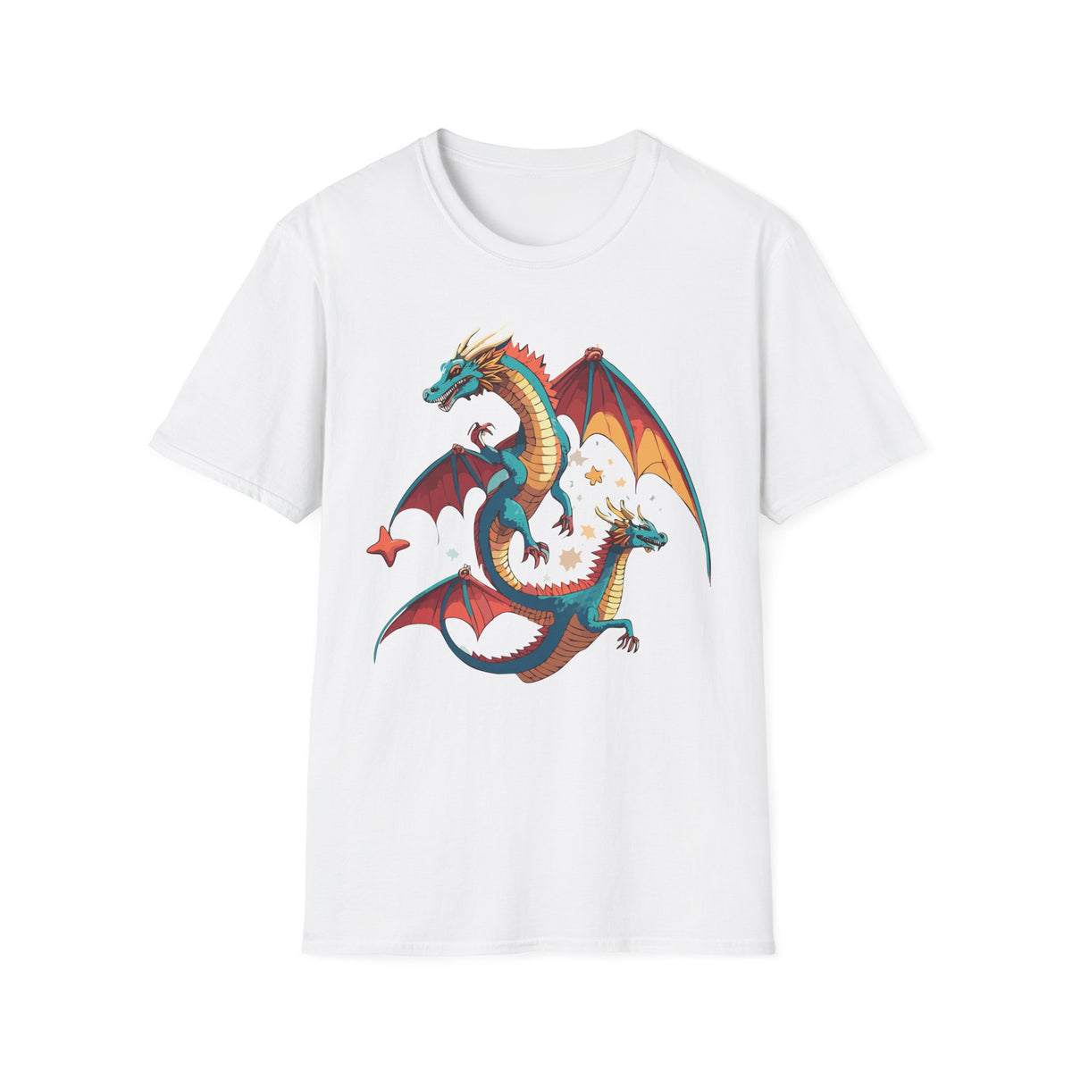 Dragon Graphic Tee Gildan Unisex 100 Cotton Tee Shirt with Animal a38