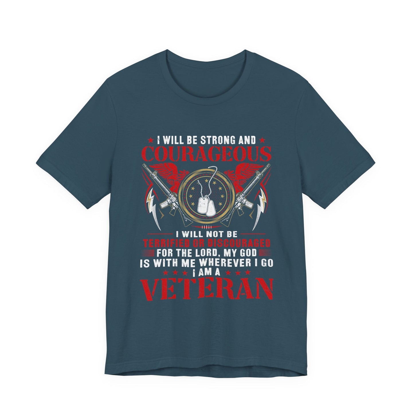 Army Veteran Patriotic Graphic Design Unisex Cotton T-Shirt v37