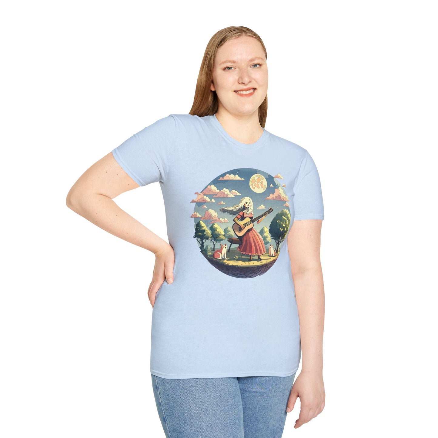 Womens Graphic T Shirts Art Design Tee Softstyle 100 Percent Cotton Unisex Gildan 64000