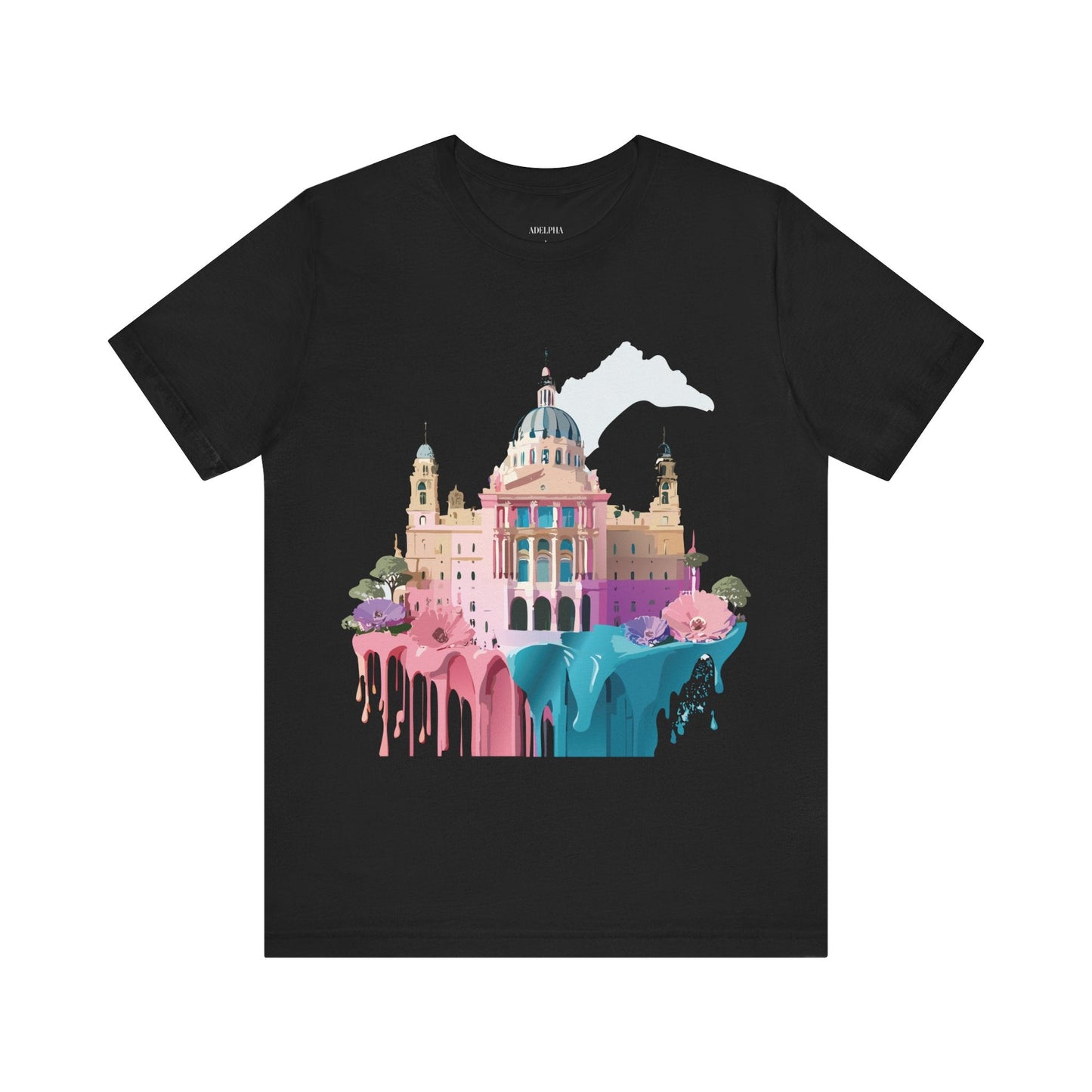 Adelpha Unisex Graphic Tee Madrid Tourist Shirt Vintage Inspired Art Design By Adelpha