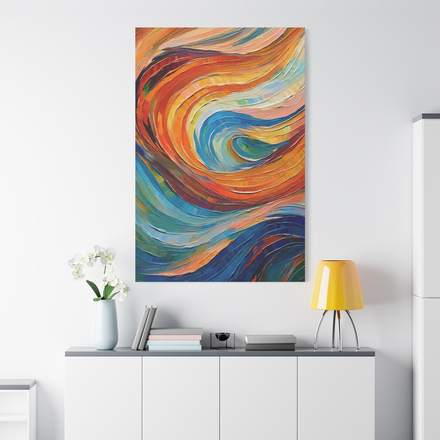 Abstract Oil Painting Print Canvas 20x24,20x30,24x30 24x32,24x36,30x40 32x48,36x48,40x60 Pine-Wood Inner Frame ABS-97