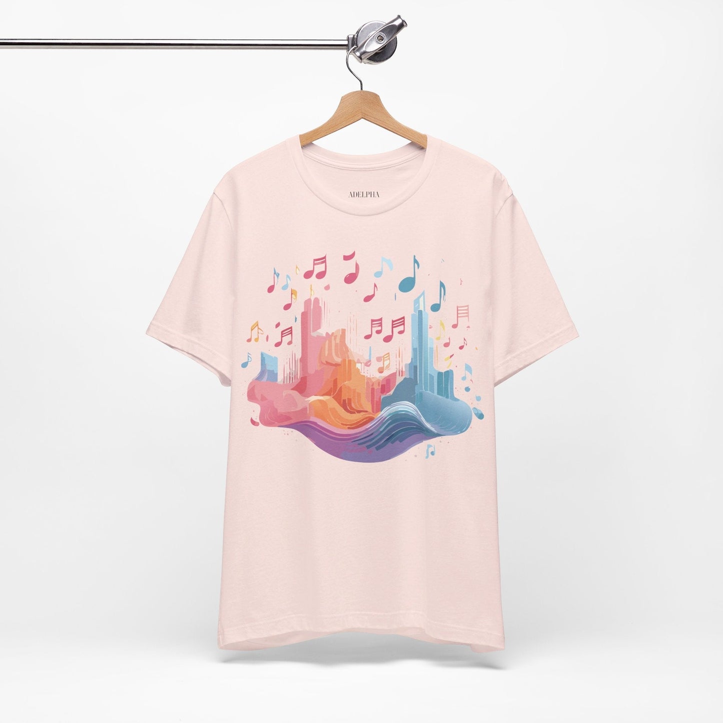 Music Graphic Tee Unisex Jersey Short Sleeve Art Design Adelpha Vintage Artwork Premium