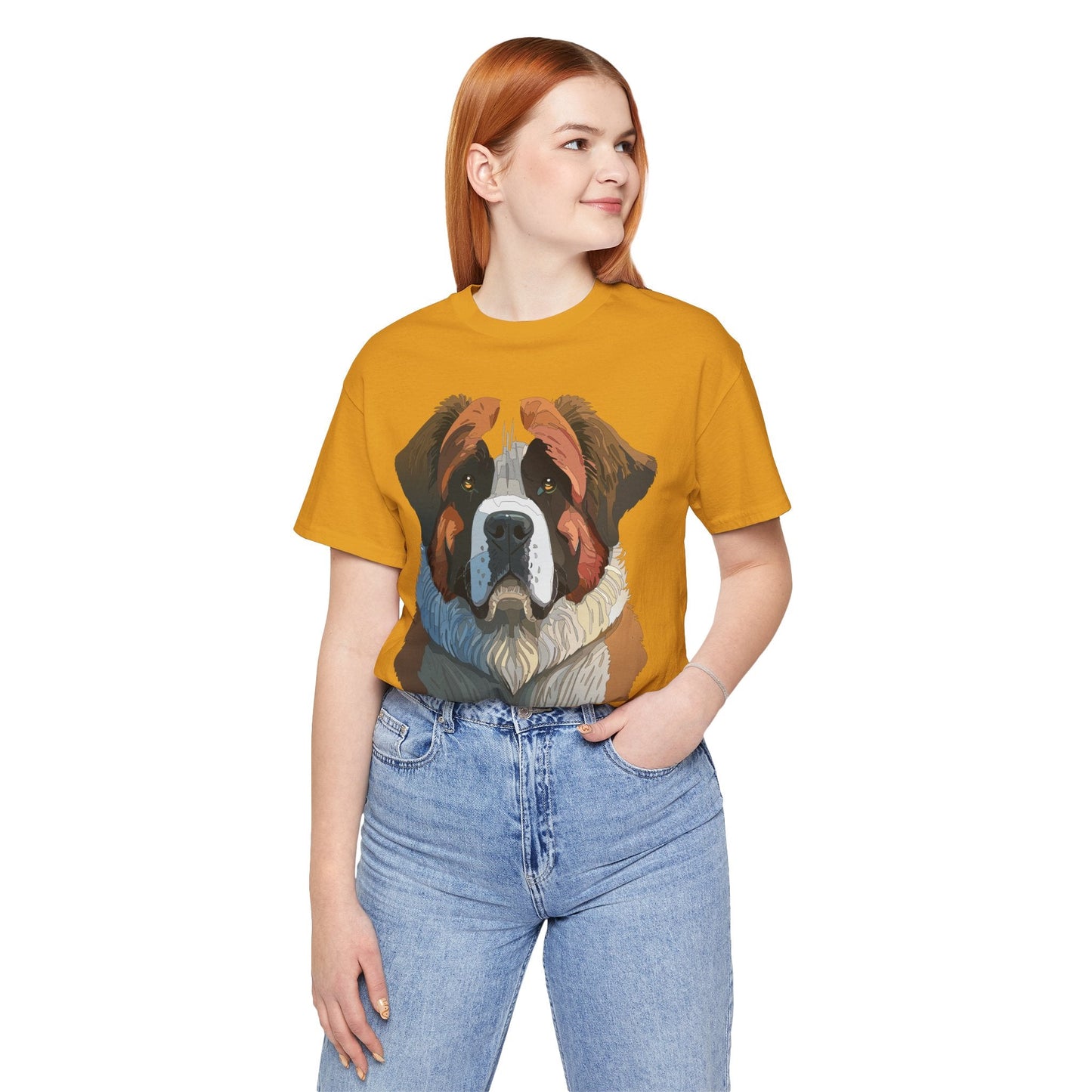 Unisex Animal Shirt Art Design Tee With Wild Animals Print Casual Comfort Wear Everyday Style