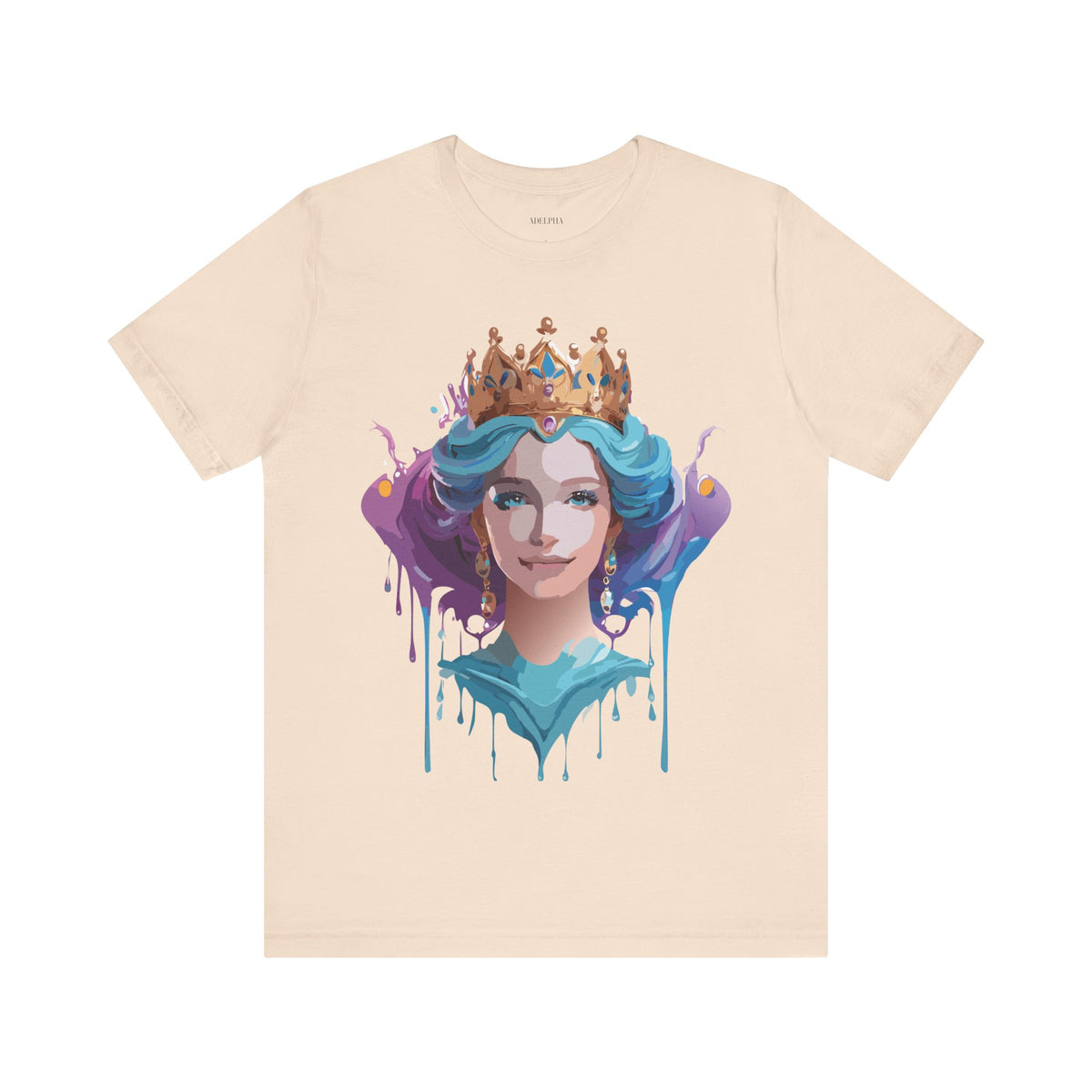 Queen Graphic Unisex Cotton Bella+Canvas Tee with Art Design m186