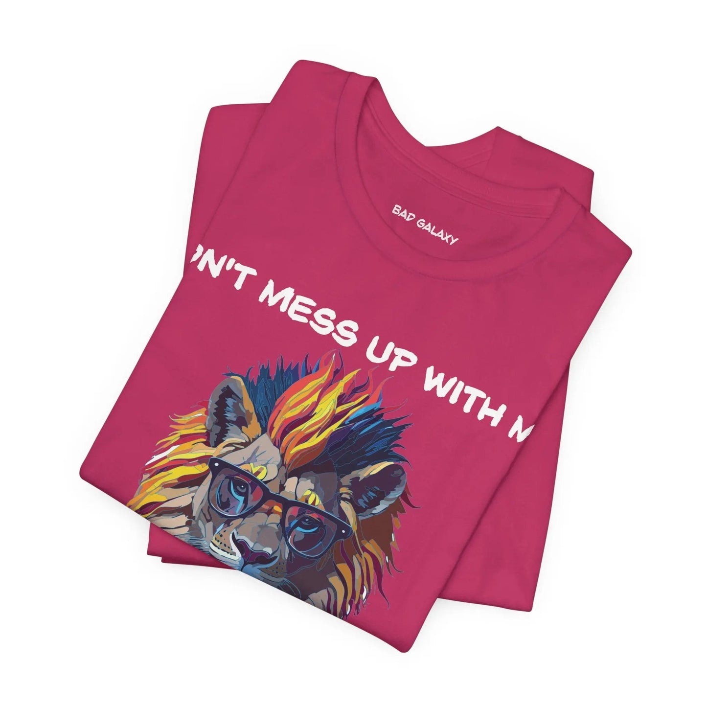 Animal T Shirt From Bad Galaxy Made To Order 100 Percent Cotton Tee Eco Friendly Non Toxic Inks USA