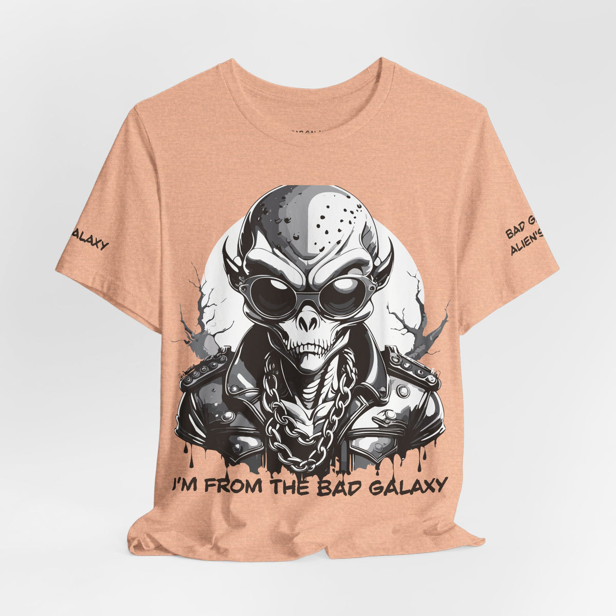 Alien Graphic Unisex Cotton Bella+Canvas Tee with Art Design b63