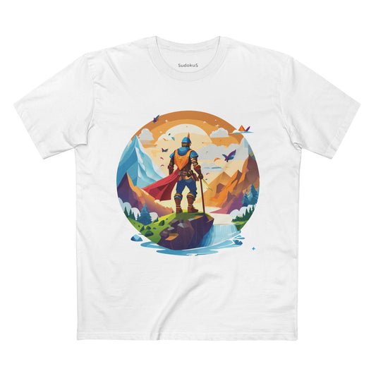 Adventures Graphic Unisex 100 Cotton Staple Tee 8