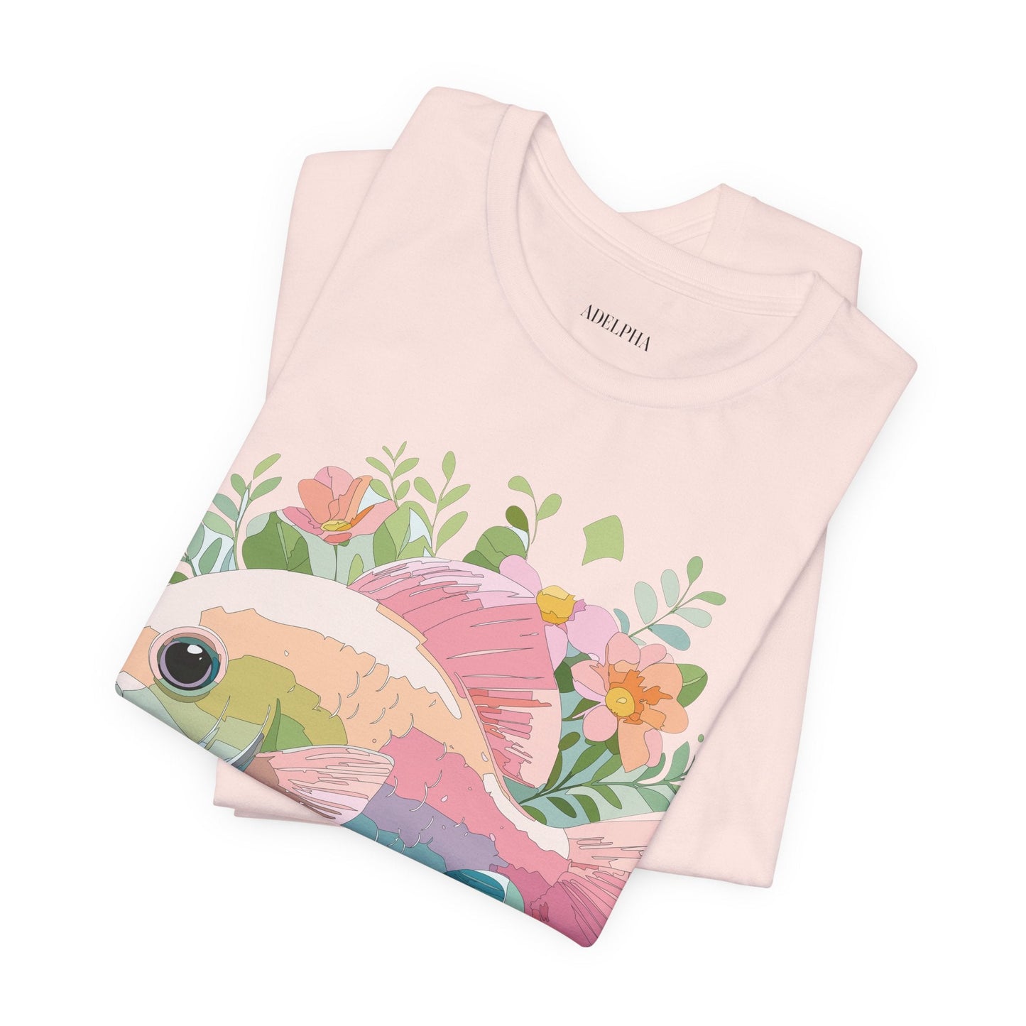 Fish Graphic Unisex 100 Cotton Vintage Artwork Tee 1