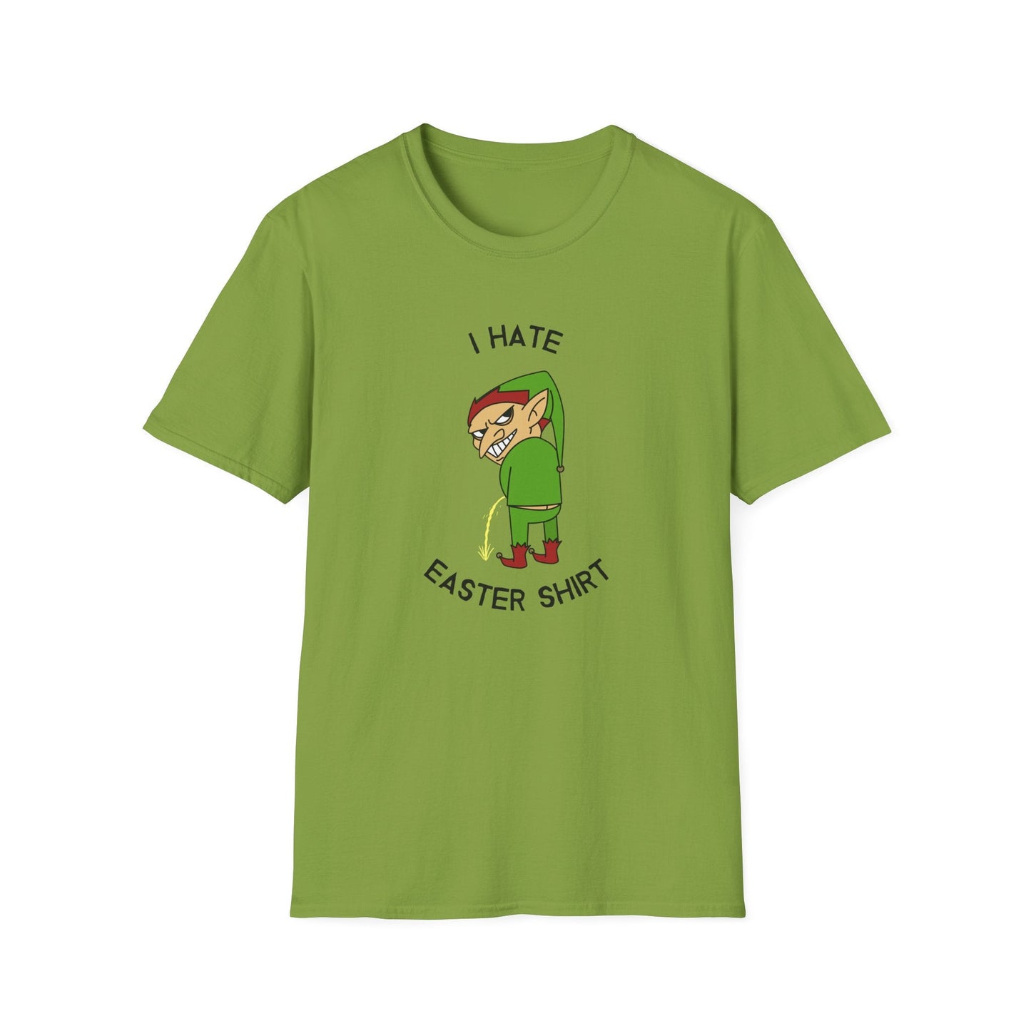 Unisex Easter T Shirt With Art Design Softstyle 100 Percent Ring Spun Cotton Lightweight Tee