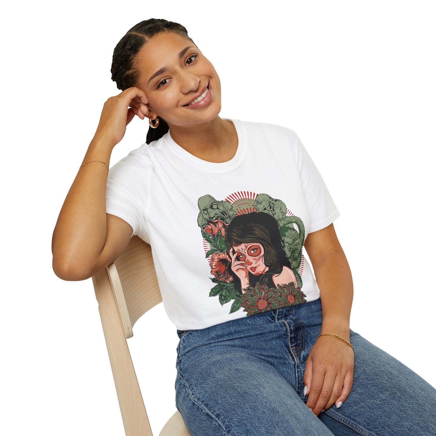 Art Design Graphic Tee Shirt Unisex Softstyle Cotton Art Shirt for Graphic Lovers