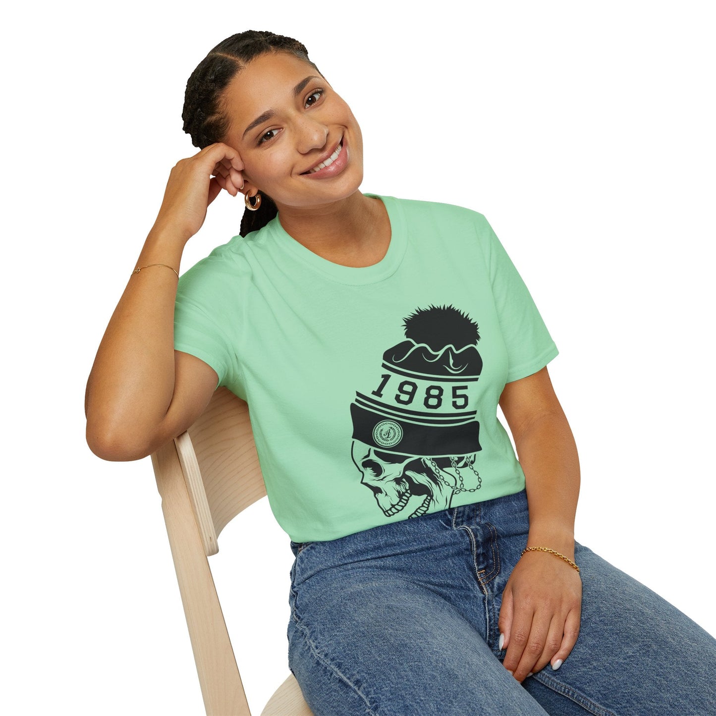 Cartoon Animation T Shirt Unisex Gildan Softstyle 64000 Tee With Art Design Funny Graphic