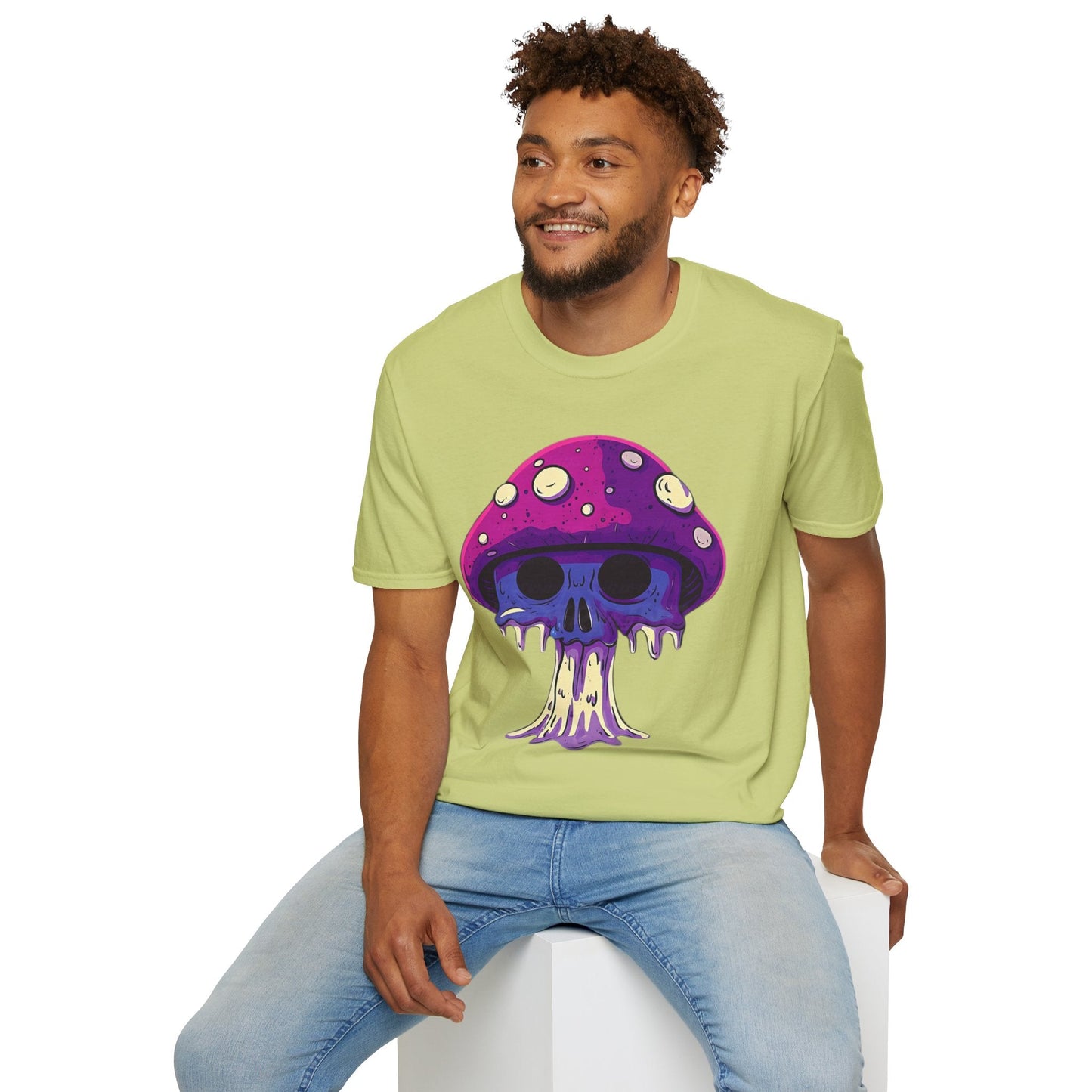Mashroom Tee Shirt Unisex Funny Mashroom Graphic Softstyle Tee Gildan 64000 Quality Cotton