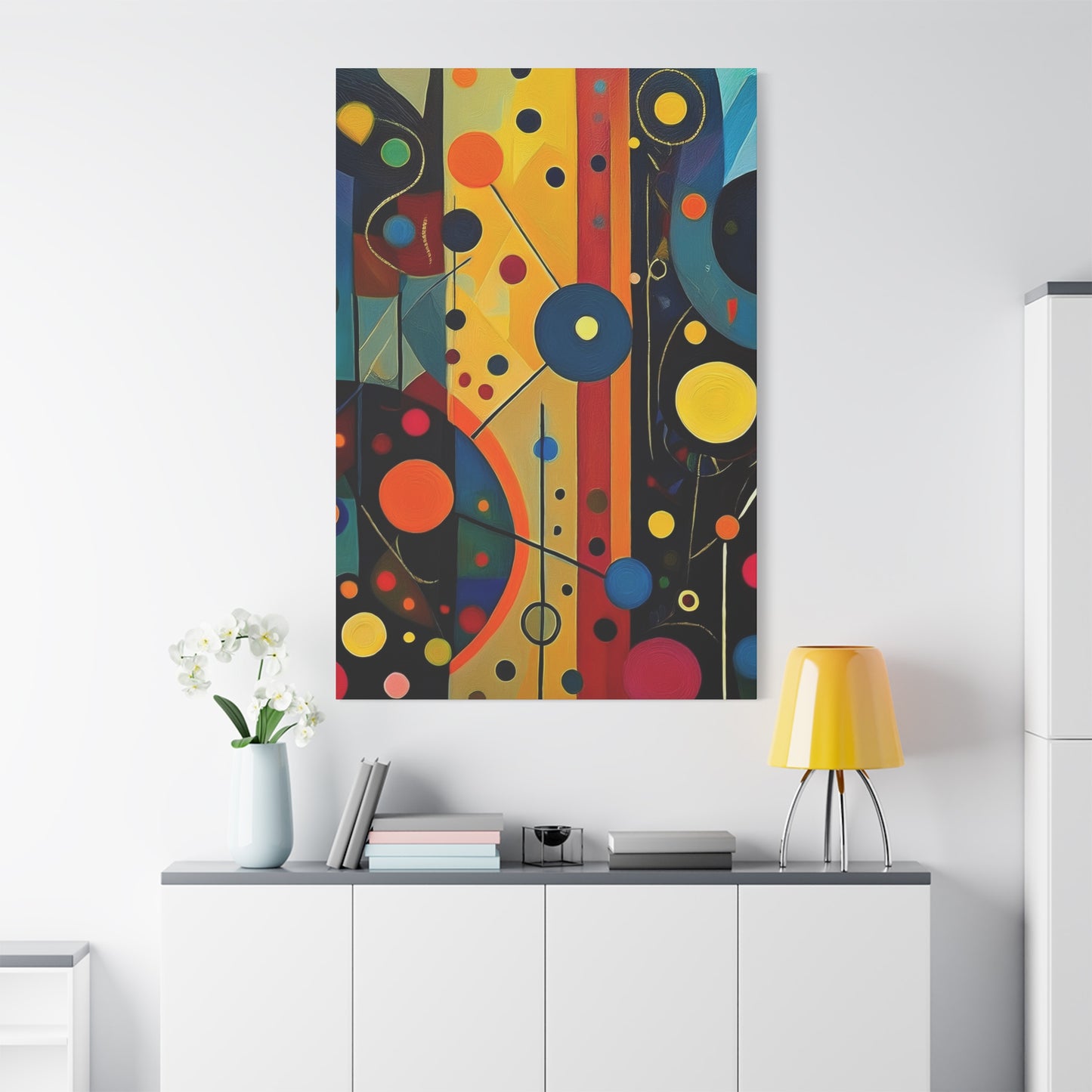 Abstract Oil Painting Print Canvas 20x24,20x30,24x30 24x32,24x36,30x40 32x48,36x48,40x60 Pine-Wood Inner Frame ABS-147