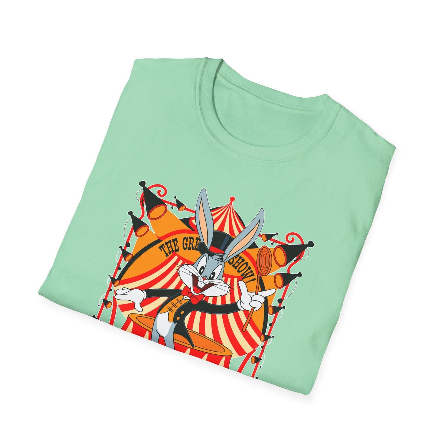 Cartoon Bunny Graphic Unisex Cotton Animal Animation Artwork Design Tee 43