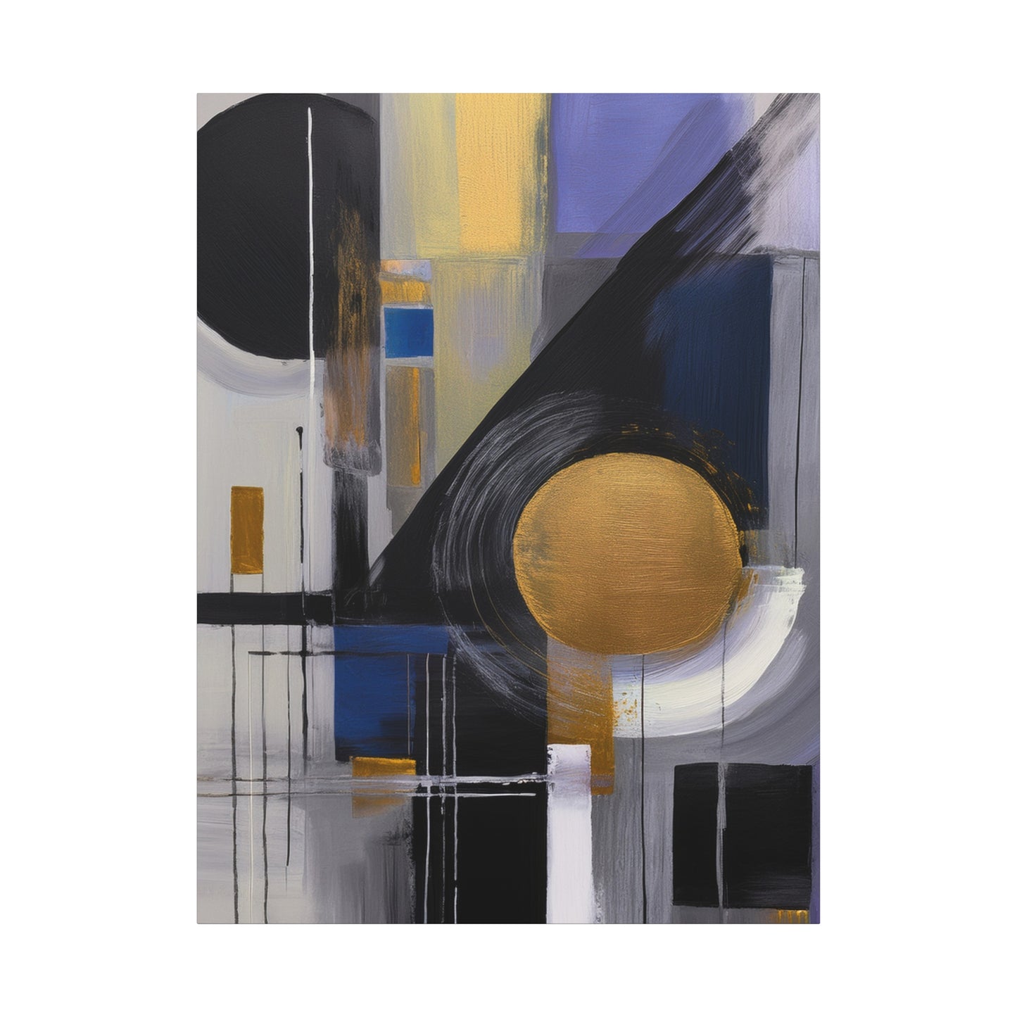 Purple Abstract Painting Print Canvas 20x24,20x30,24x30, 24x32,24x36,30x40, 32x48,36x48,40x60 Pine-Wood Inner Frame ABS-32