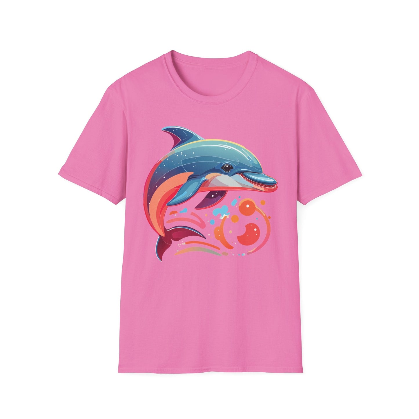 Gildan Softstyle Dolphin Shirt Unisex Short Sleeve Tee 100 Percent Ring Spun Cotton Comfortable Wear