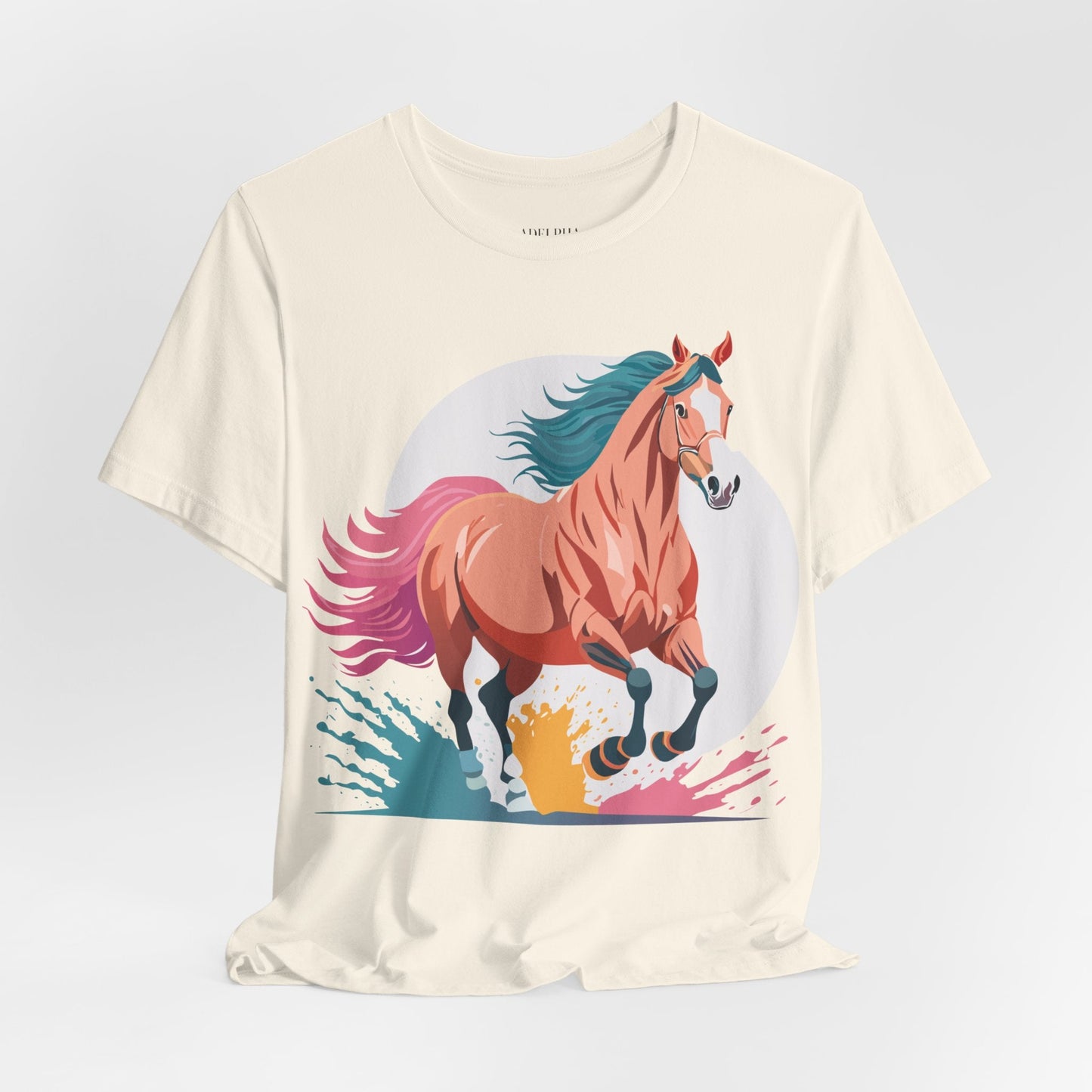 Horse Graphic Unisex 100 Cotton Vintage Animal Art T-Shirt 19