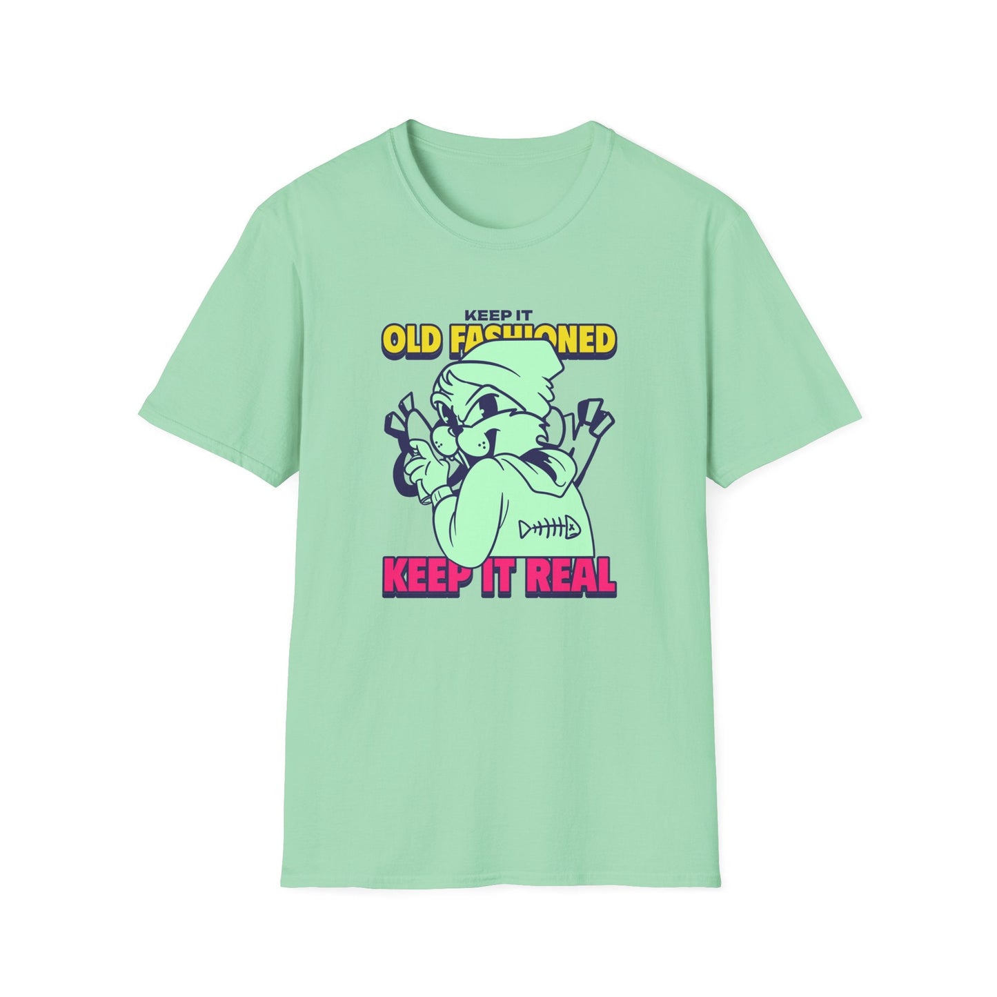 Funny Animals Tees Unisex T Shirt Gildan Softstyle 64000 100 Percent Ring Spun Cotton