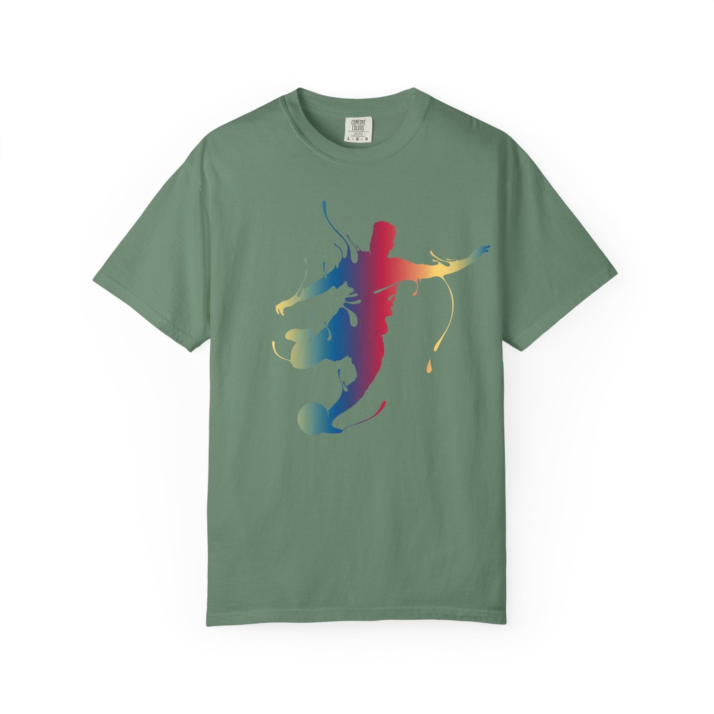 Camiseta unisex con diseño de arte deportivo.
