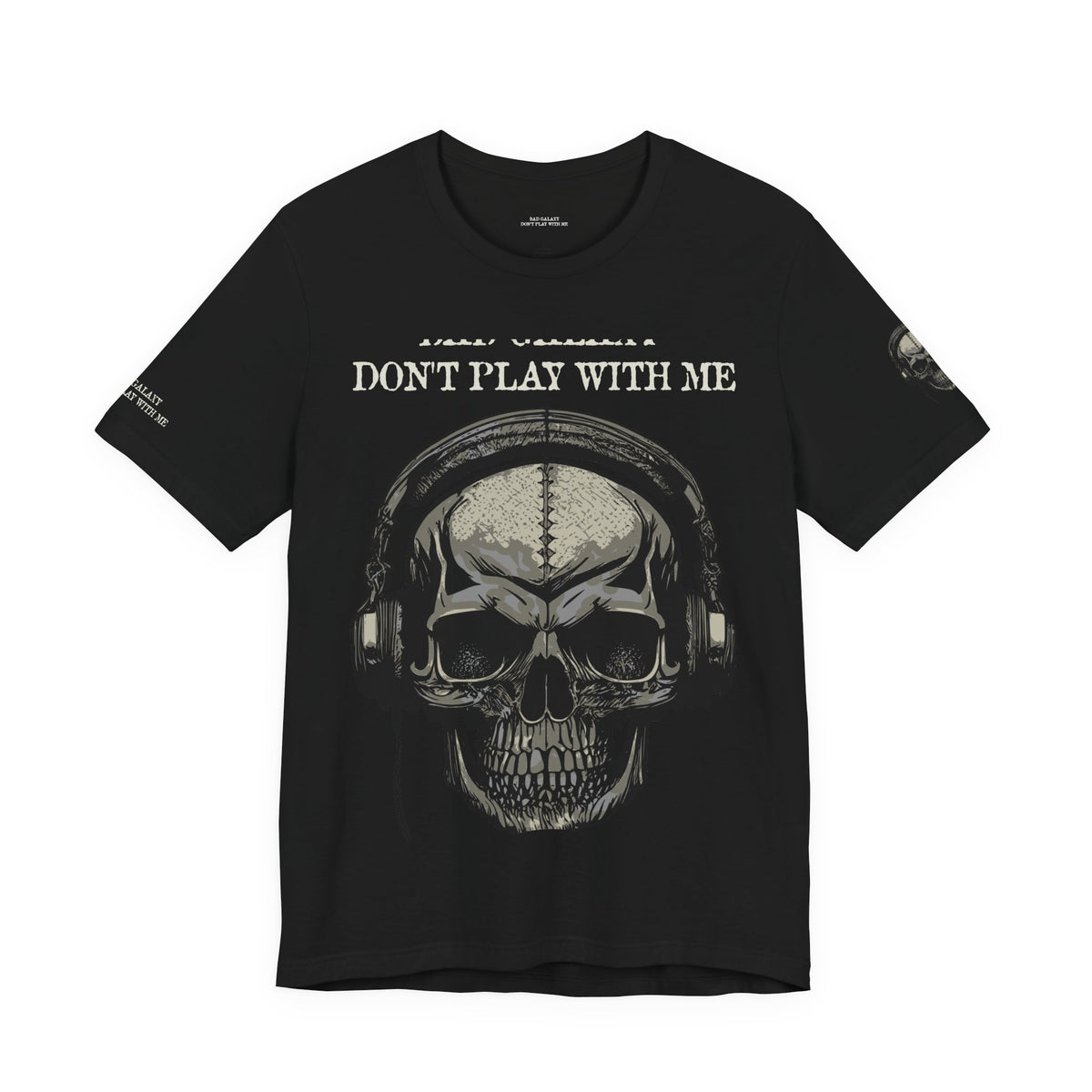 Skull Rock Graphic Unisex Cotton Bella+Canvas Tee with Art Design b46