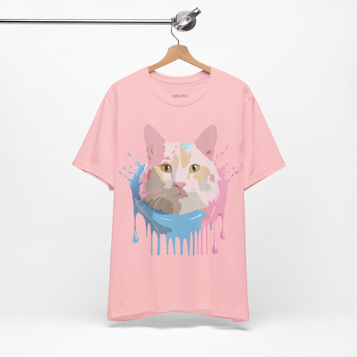 Cat Graphic Tee Unisex Vintage Style Shirt Adelpha Art Design