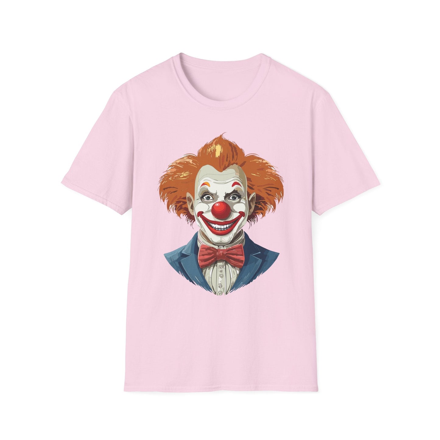 Clown Shirt Unisex Funny Man Circus Tee Softstyle Gildan 64000 Short Sleeve Shirt Premium