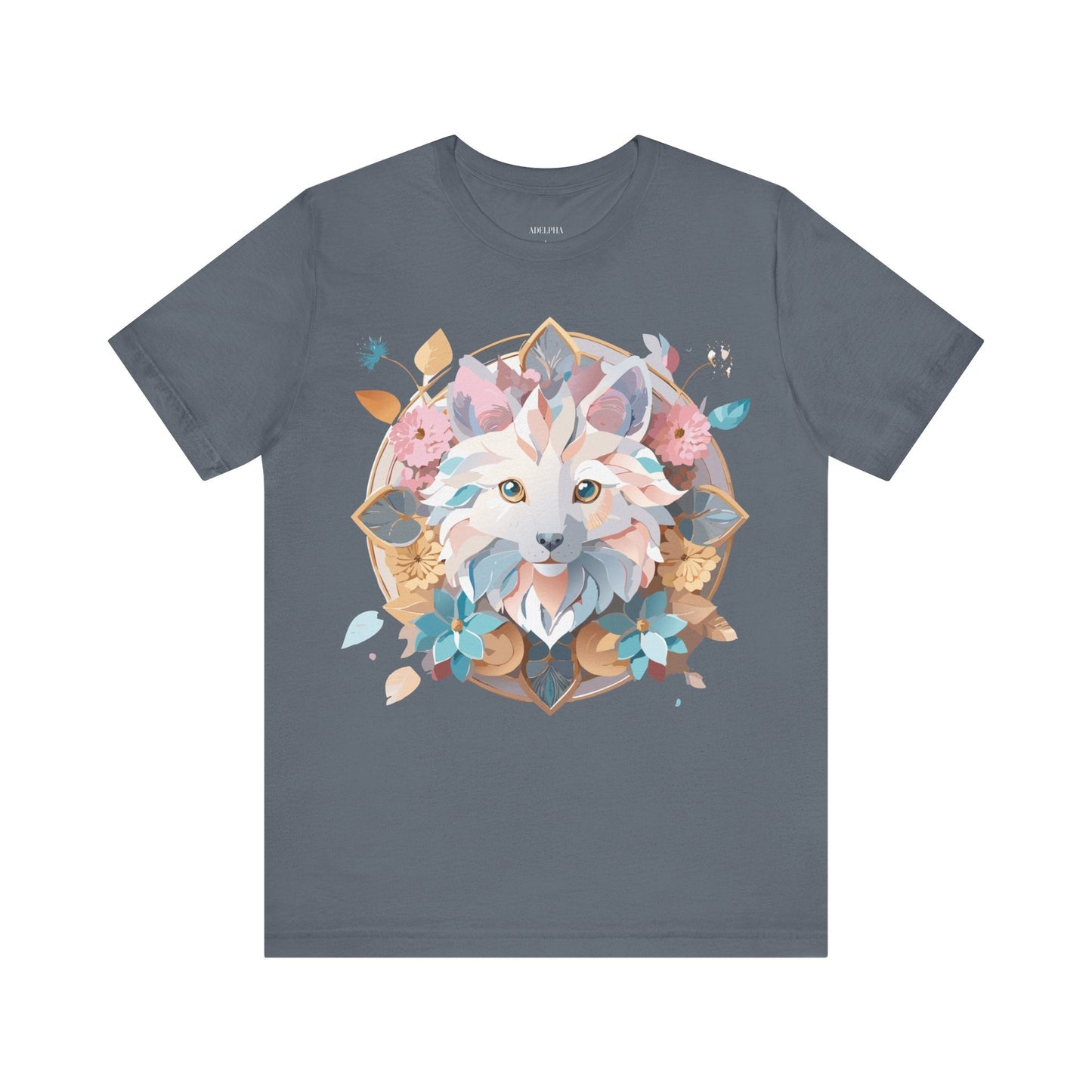 Medallion Graphic Unisex 100 Cotton Vintage Animal Medal Artwork Tee 89