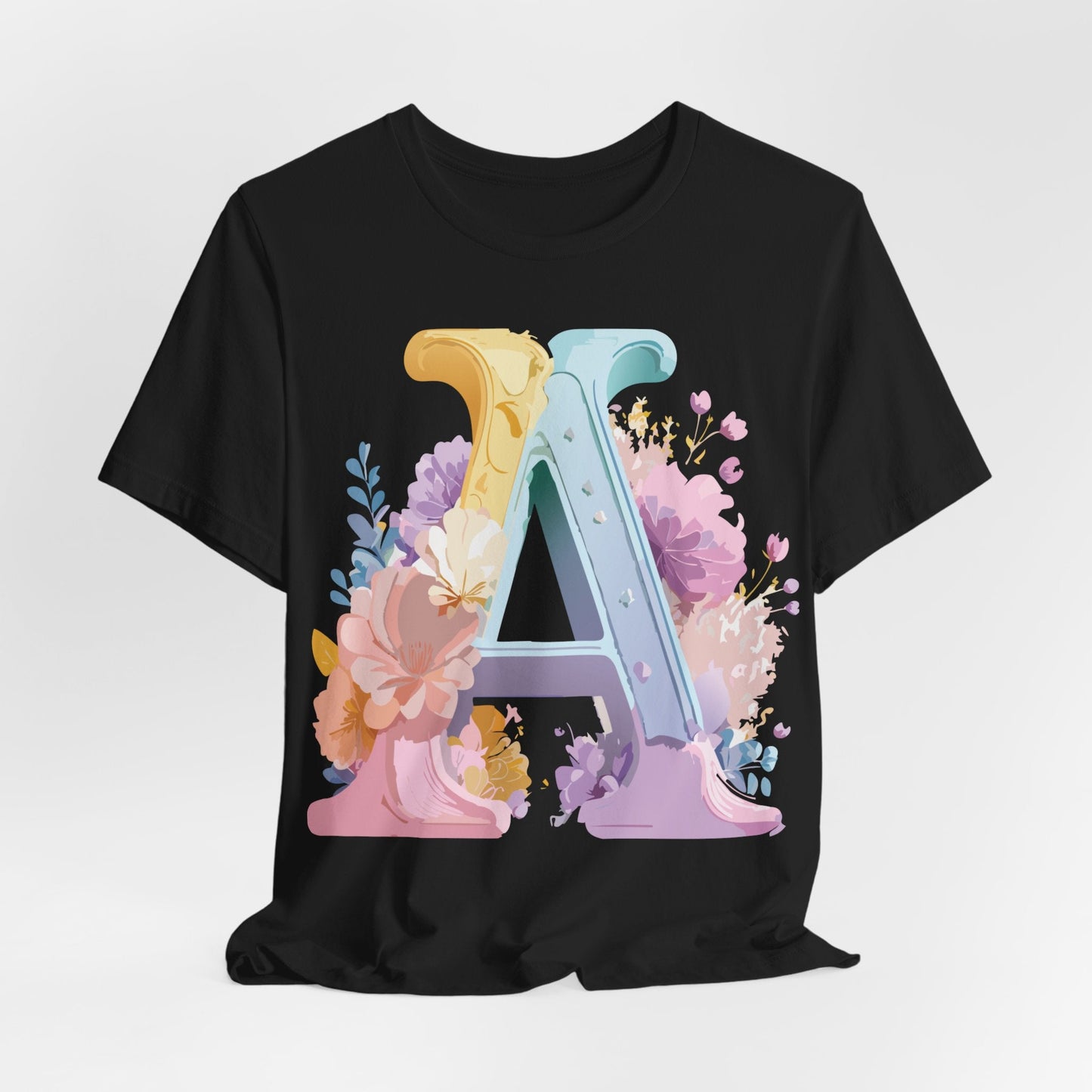Letter A Shirt Unisex Graphic Tee With Vintage Inspired Adelpha Artwork For Everyday Wear