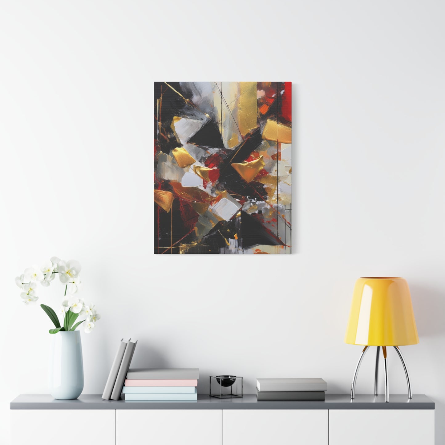 Abstract Oil Painting Print Canvas 20x24,20x30,24x30 24x32,24x36,30x40 32x48,36x48,40x60 Pine-Wood Inner Frame ABS-186