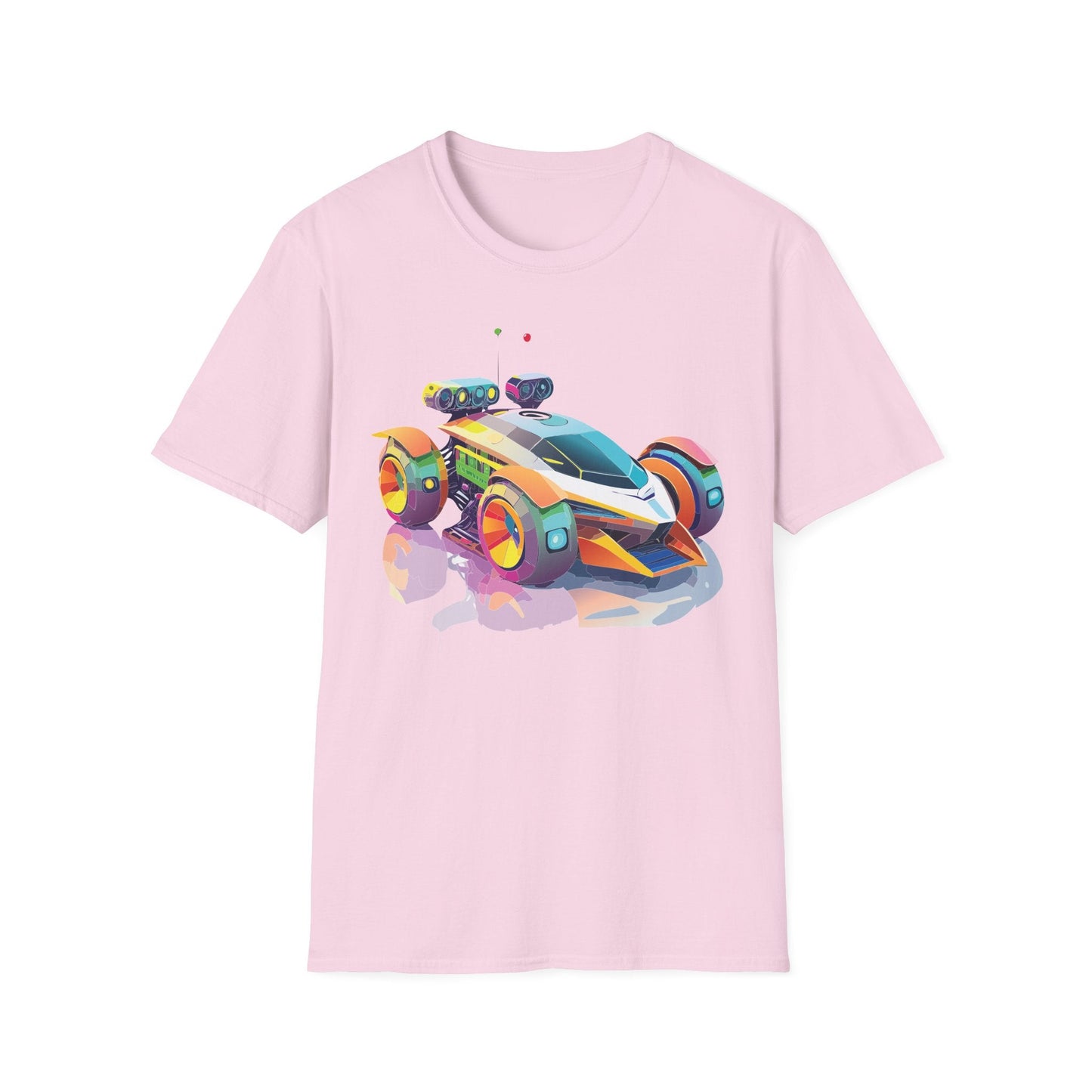 Car T Shirt Unisex Softstyle Tee With Cars Art Design Hot Wheels Edition Premium Cotton