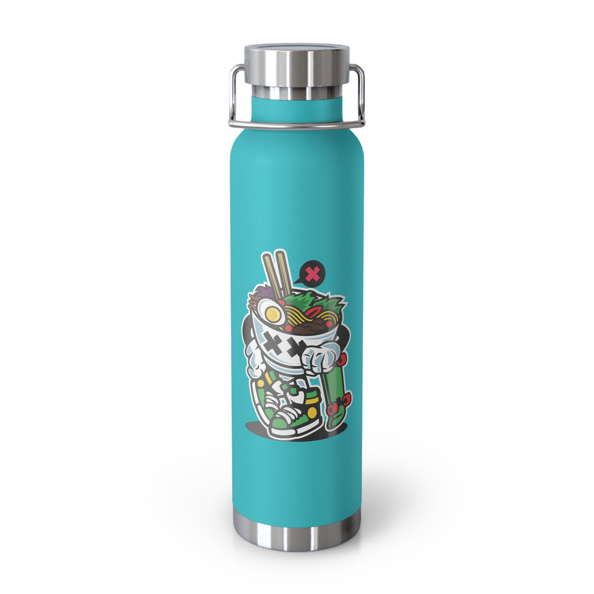 22oz Copper Insulated Water Bottle with Cartoon Design - CV108
