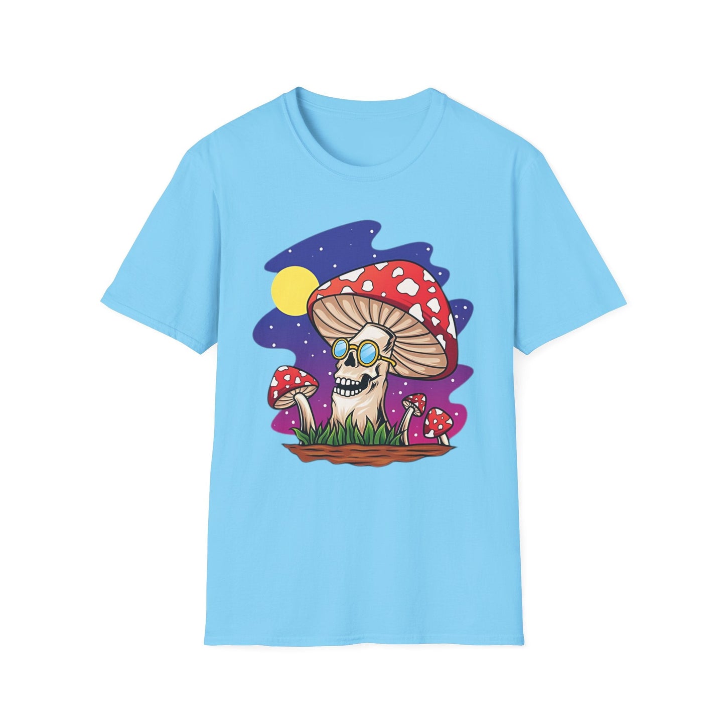 Mashroom Mushroom Tee Shirt Unisex Funny Fungus Design Softstyle 64000 Cotton Tee