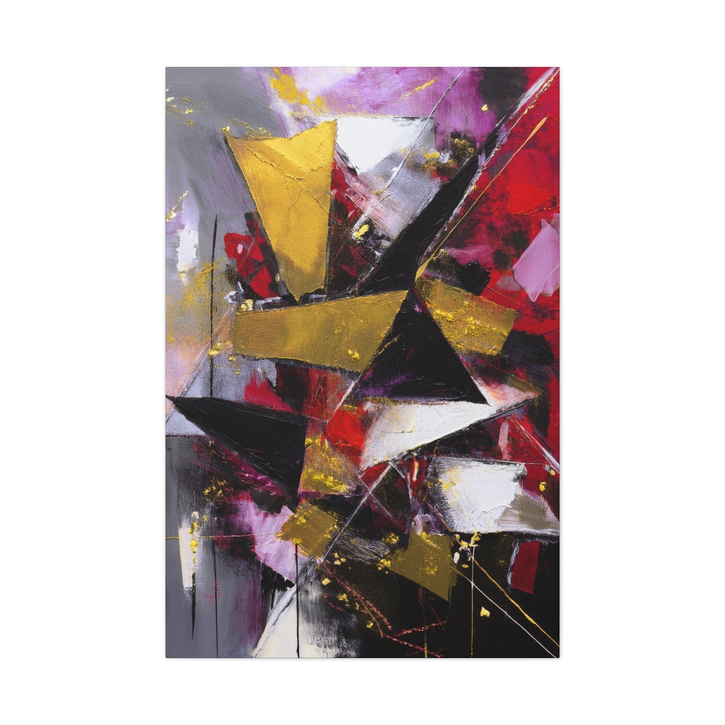 Abstract Oil Painting Print Canvas 20x24,20x30,24x30 24x32,24x36,30x40 32x48,36x48,40x60 Pine-Wood Inner Frame ABS-192