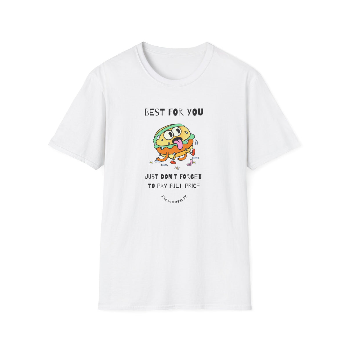 Funny Food Cartoon Graphic Tee Gildan Unisex 100 Cotton Tee Shirt r201