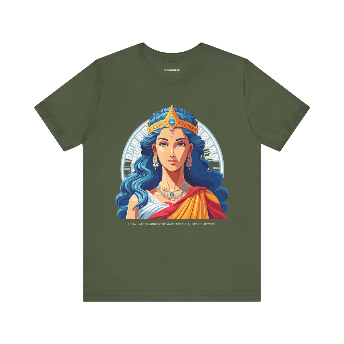 Goddess Graphic Unisex Cotton Bella+Canvas Tee with Hera