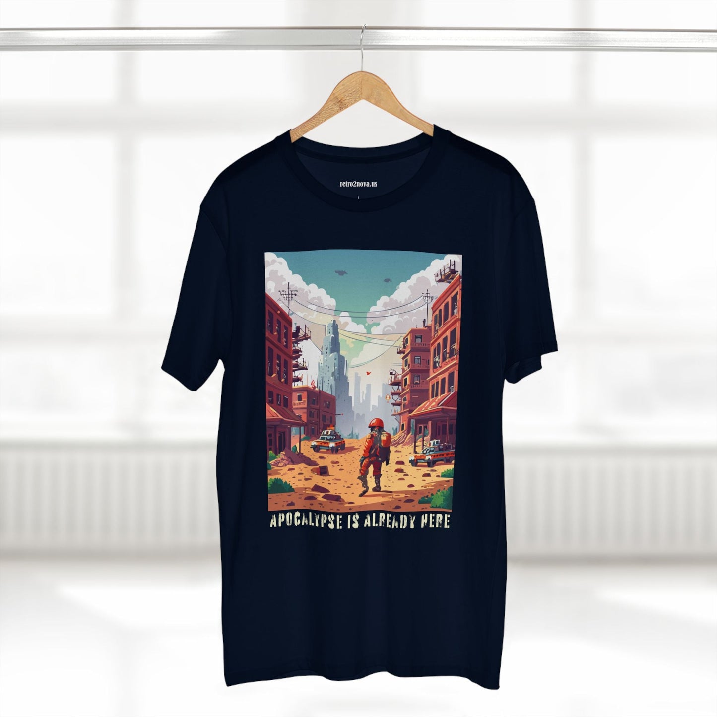 Cataclysm Doomsday Shirt Unisex Premium Cotton Tee With Original Art Design Retro2Nova