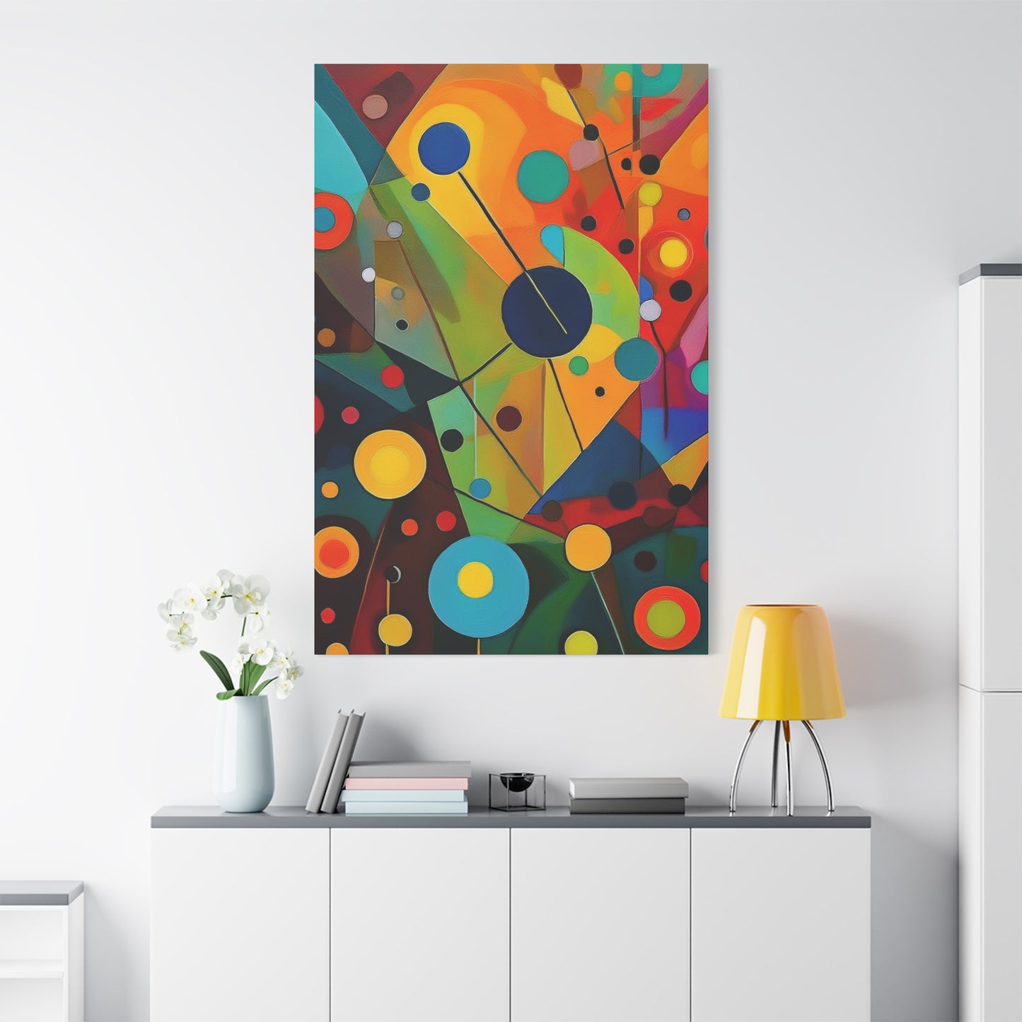 Abstract Oil Painting Print Canvas 20x24,20x30,24x30 24x32,24x36,30x40 32x48,36x48,40x60 Pine-Wood Inner Frame ABS-146