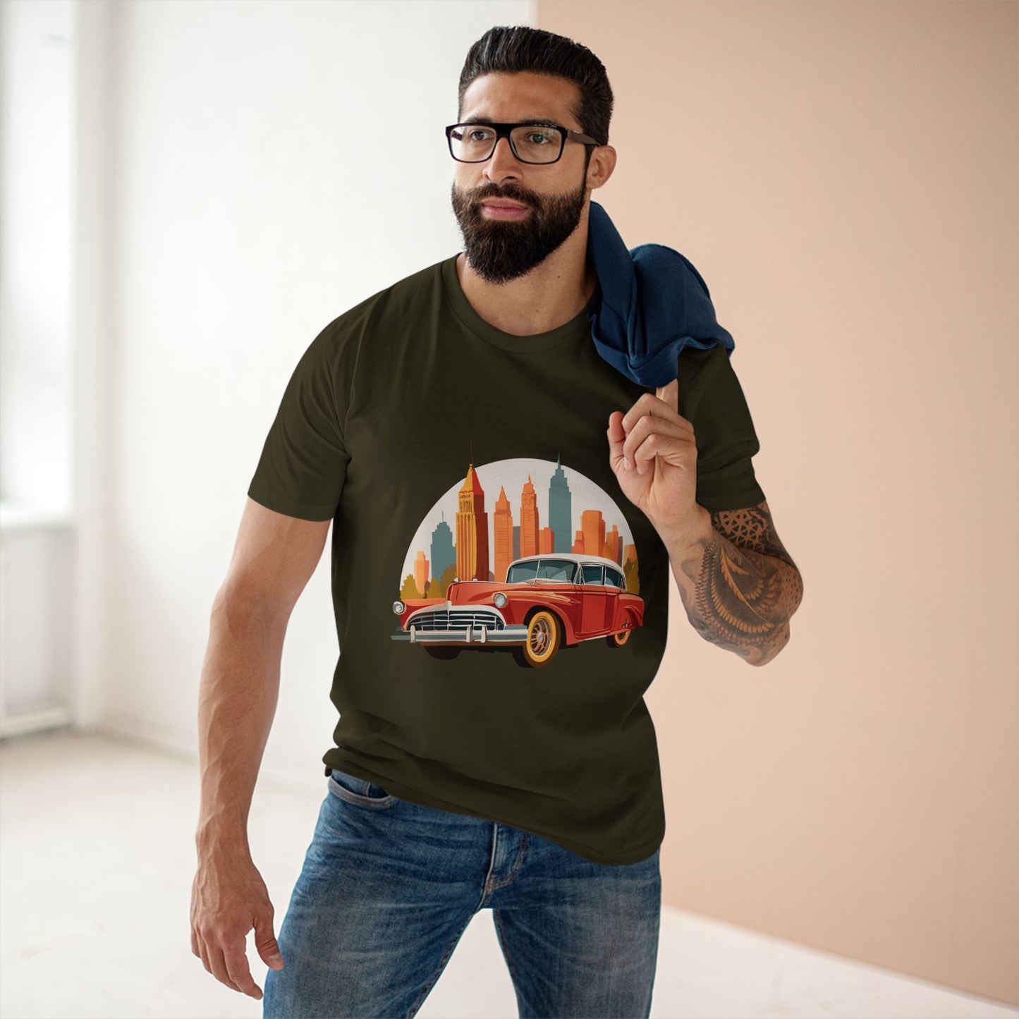 Retro Car Shirts Vintage Car Shirt RC2 Unisex Premium Cotton Tee With Original Art