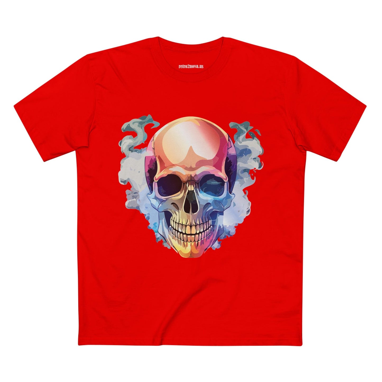Skull Shirt Skeleton Art Tee Unisex Premium Cotton Retro2Nova From Art Collection