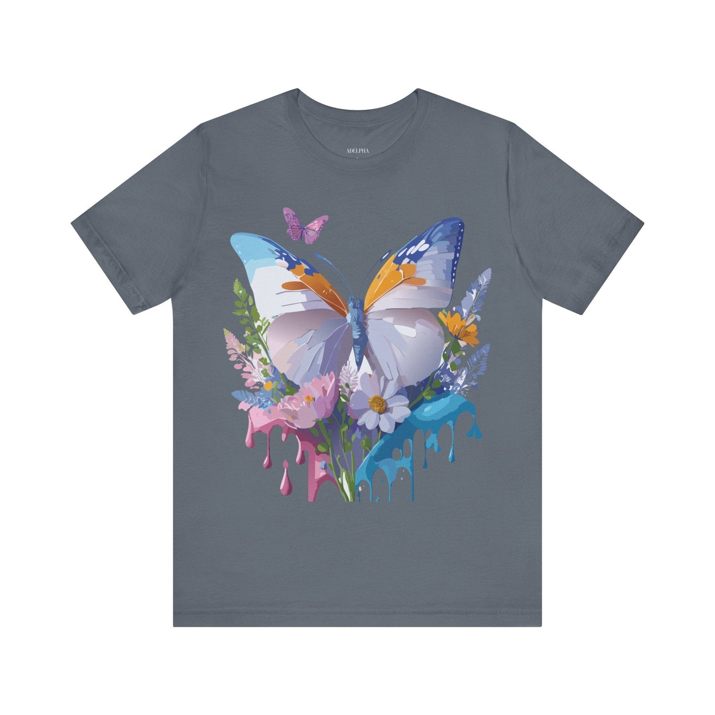 Adelpha Butterfly Graphic Tee Vintage Inspired Unisex Short Sleeve Shirt